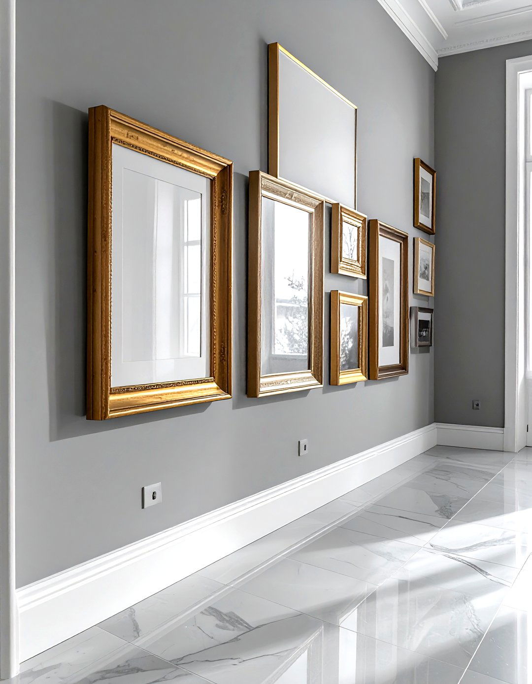 Brass Picture Frames - 30 brass decor ideas
