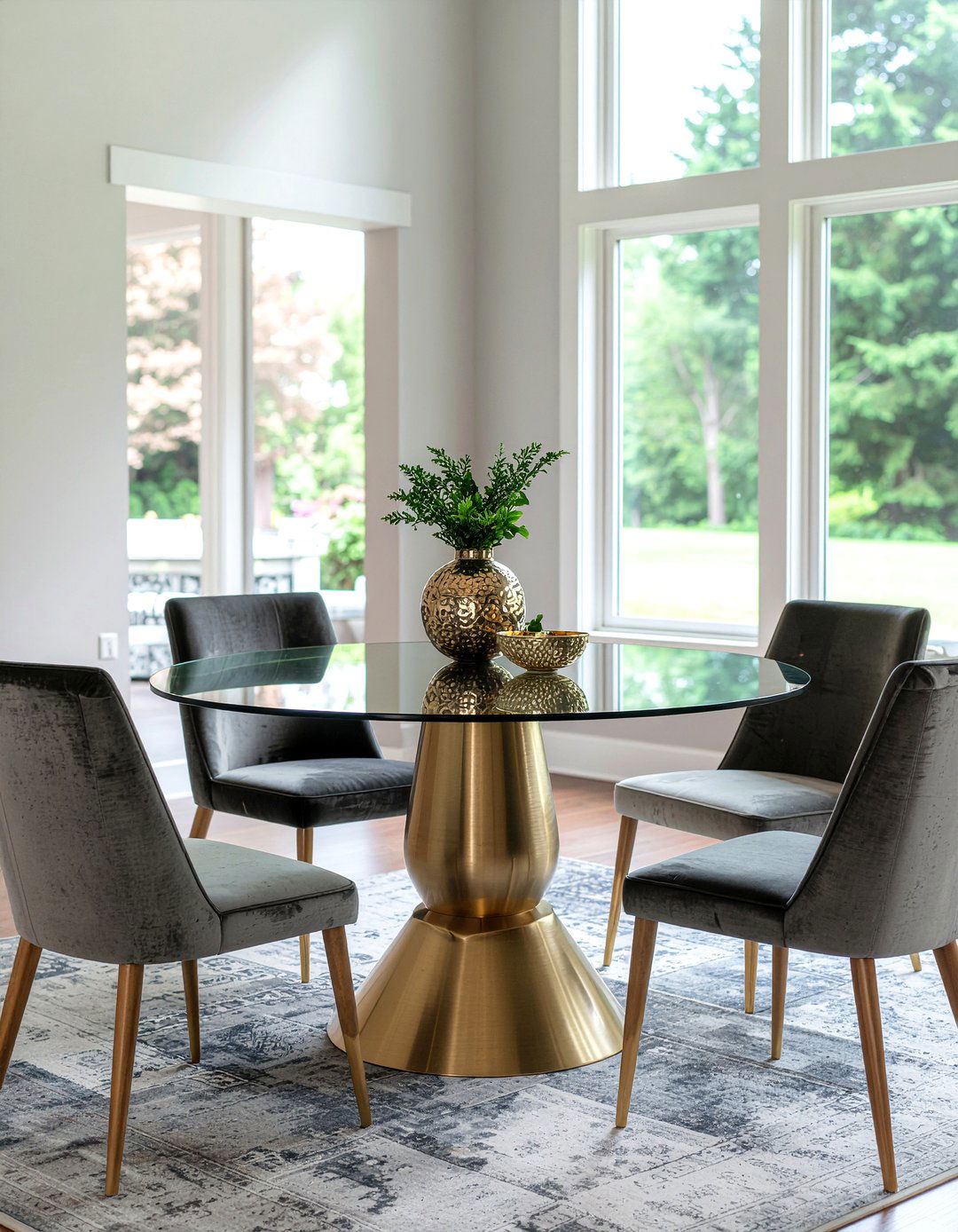 Brass Round Dining Table - 30 round dining table ideas