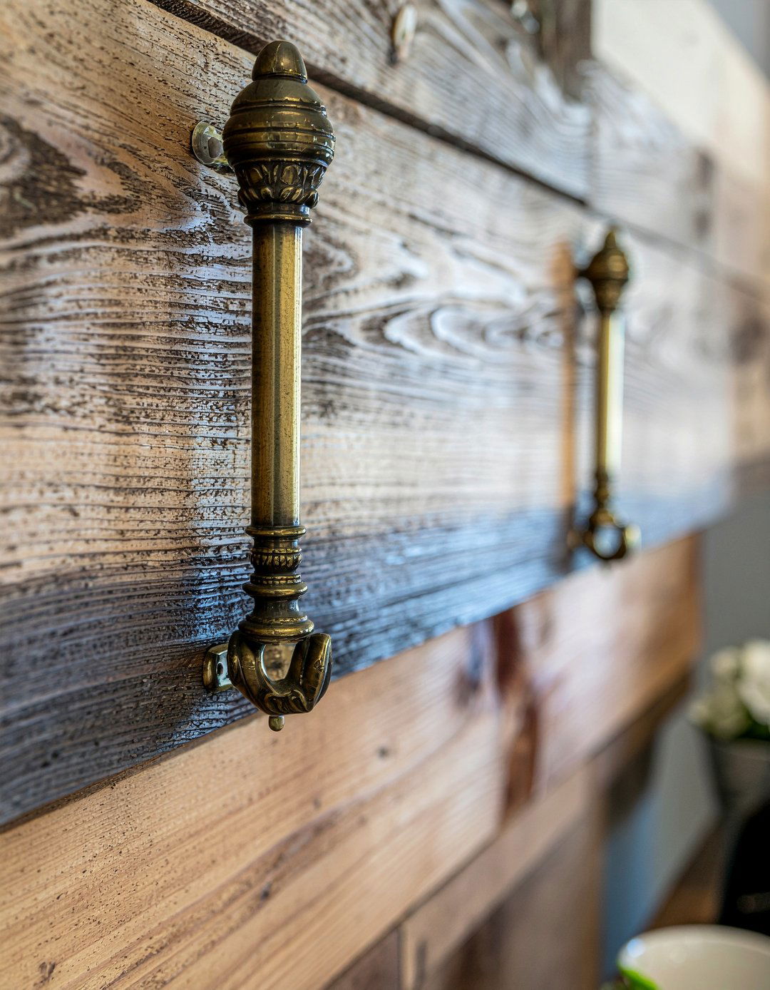 Brass Shelf Brackets - 30 brass accent kitchen ideas