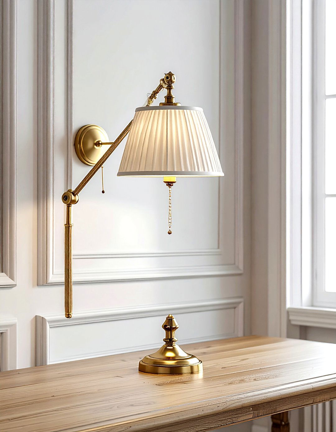 Brass Swing Arm Lamp - 30 modern lamp ideas