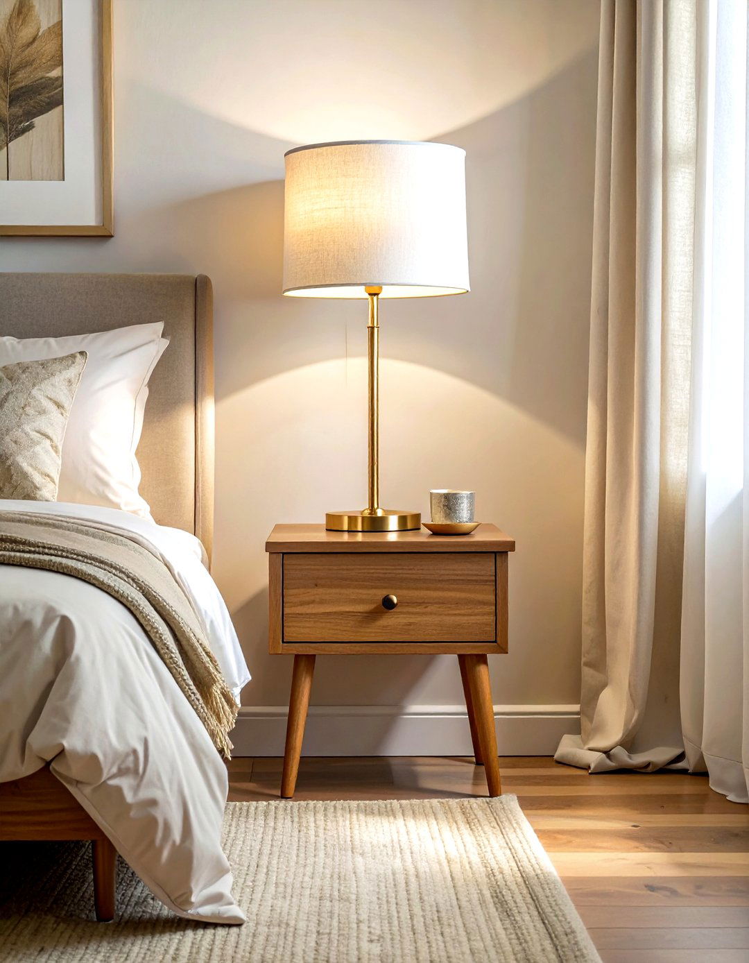 Brass Table Lamp - 30 brass decor ideas