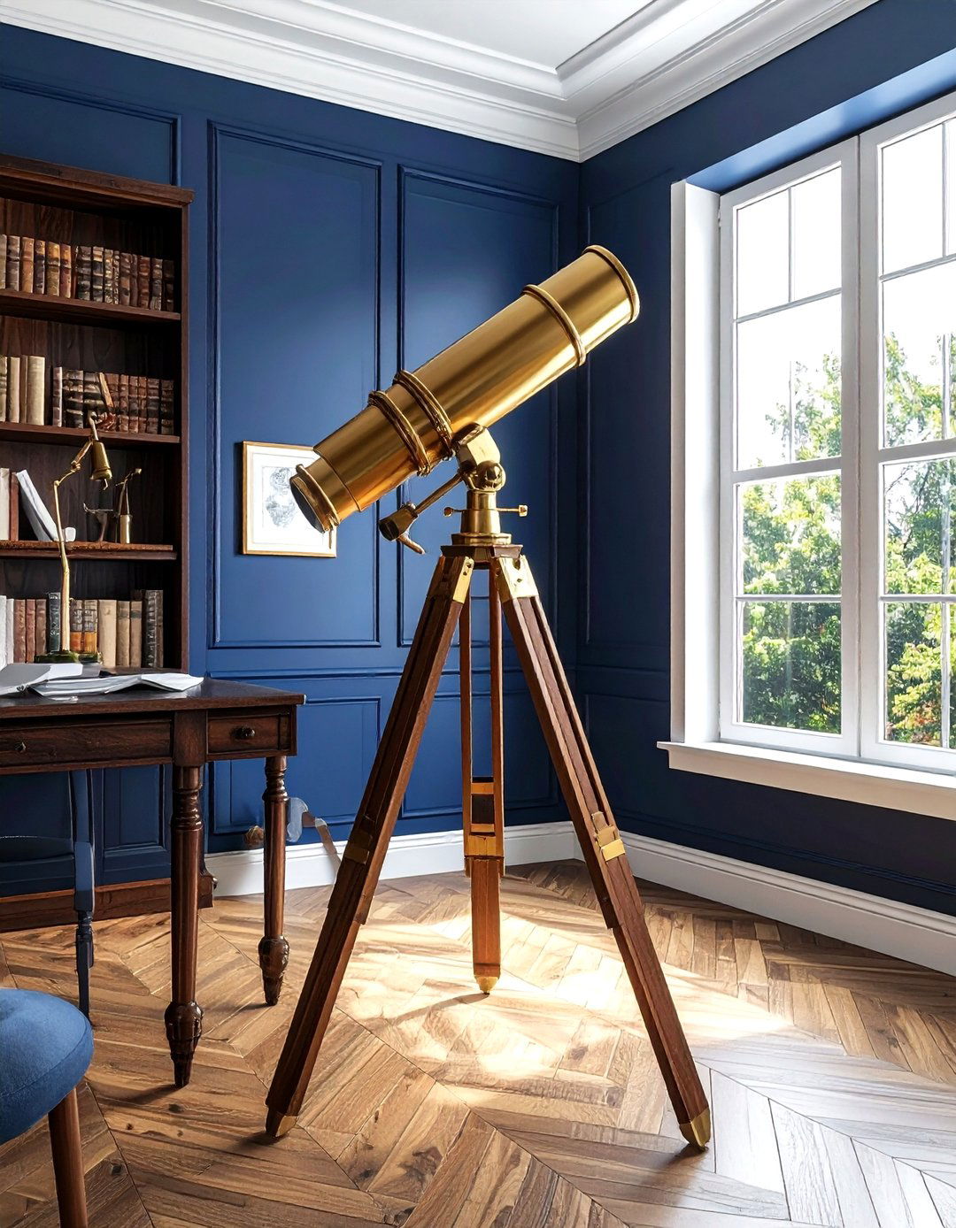 Brass Telescope Accessory - 30 nautical decor ideas