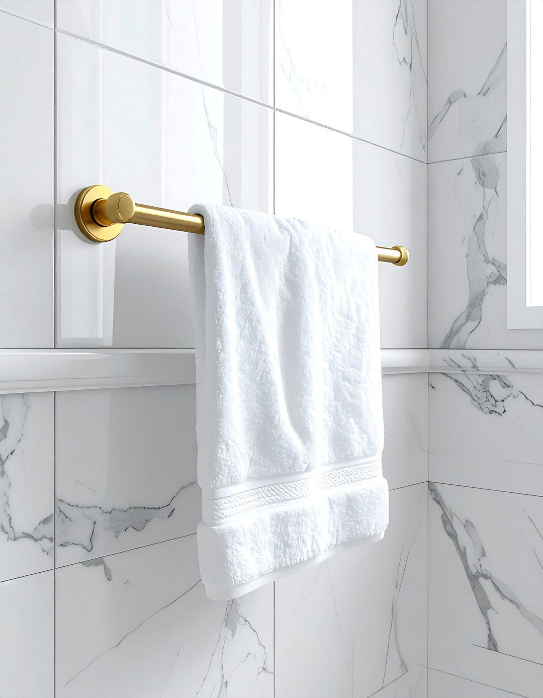 Brass Towel Bar - 30 brass accent ideas