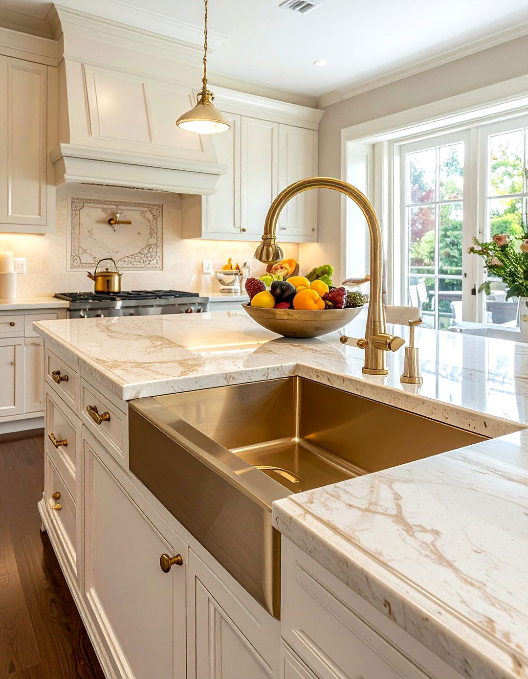 Brass Undermount Kitchen Sink - 30 undermount sink kitchen ideas