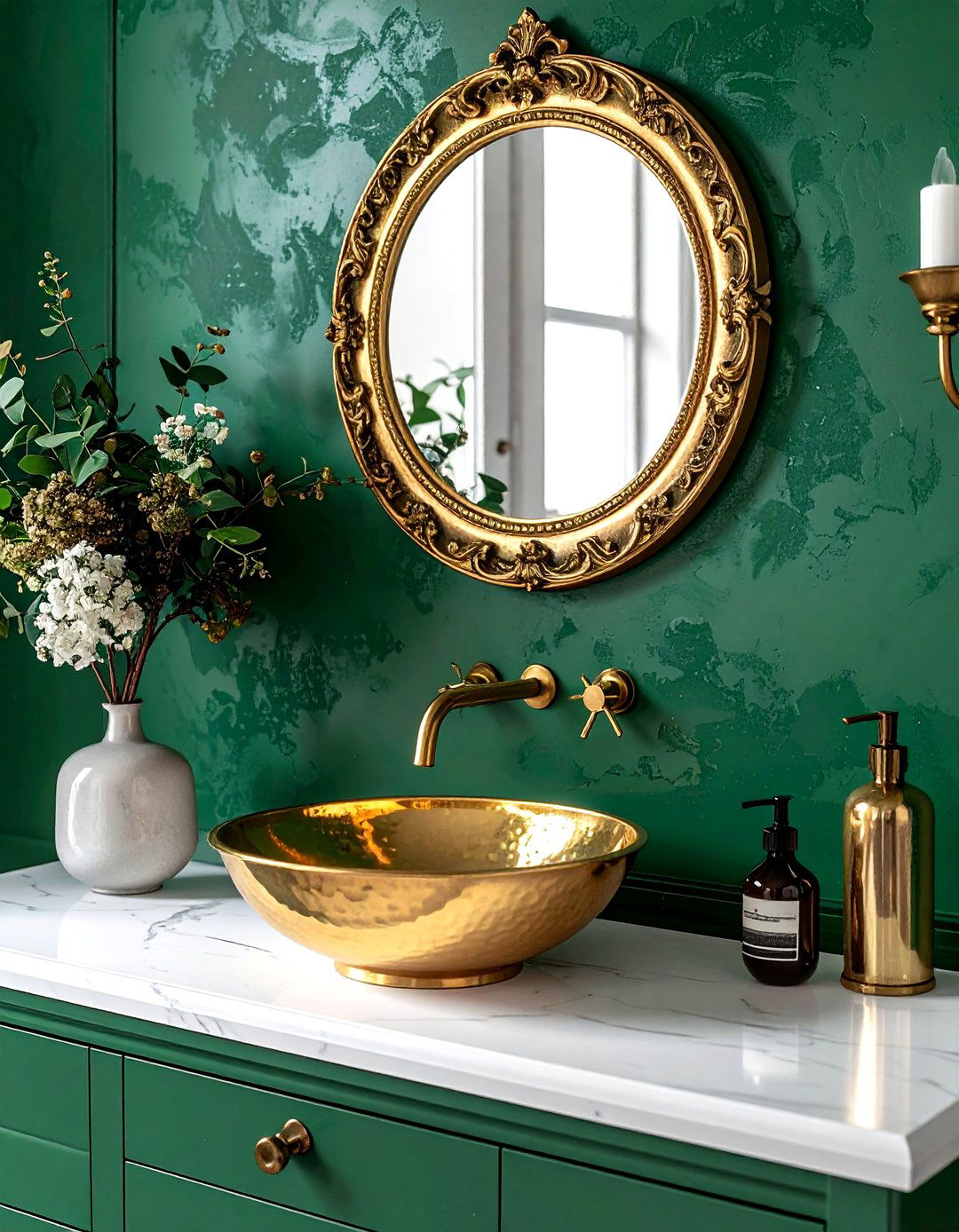 Brass Wall Hung Sink - 30 wall-mounted sink ideas