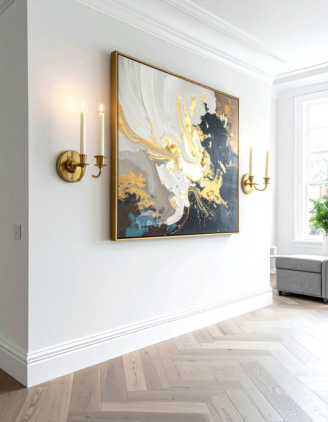 Brass Wall Sconce - 30 living room candle holders