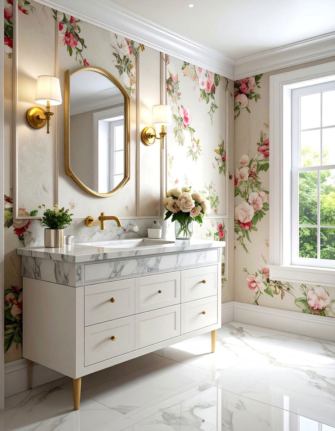 Brass Wall Sconce - 30 wall sconce decor ideas