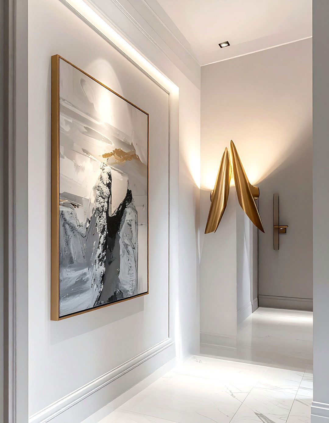 Brass Wall Sconces - 30 wall decor ideas