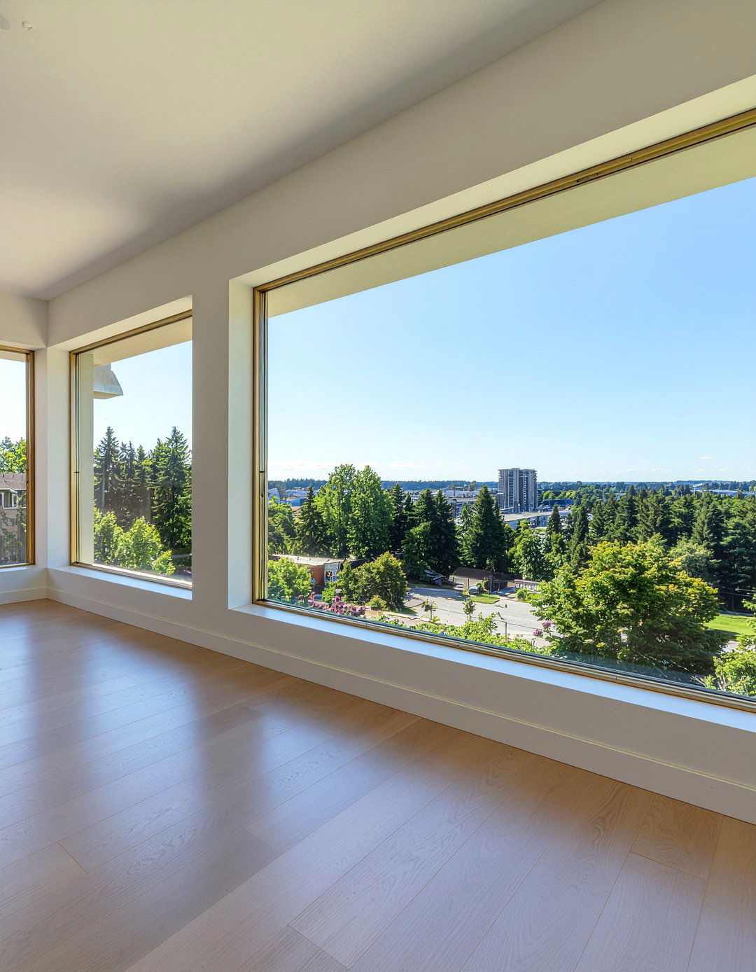 Brass Window Trim - 30 brass accent living room ideas