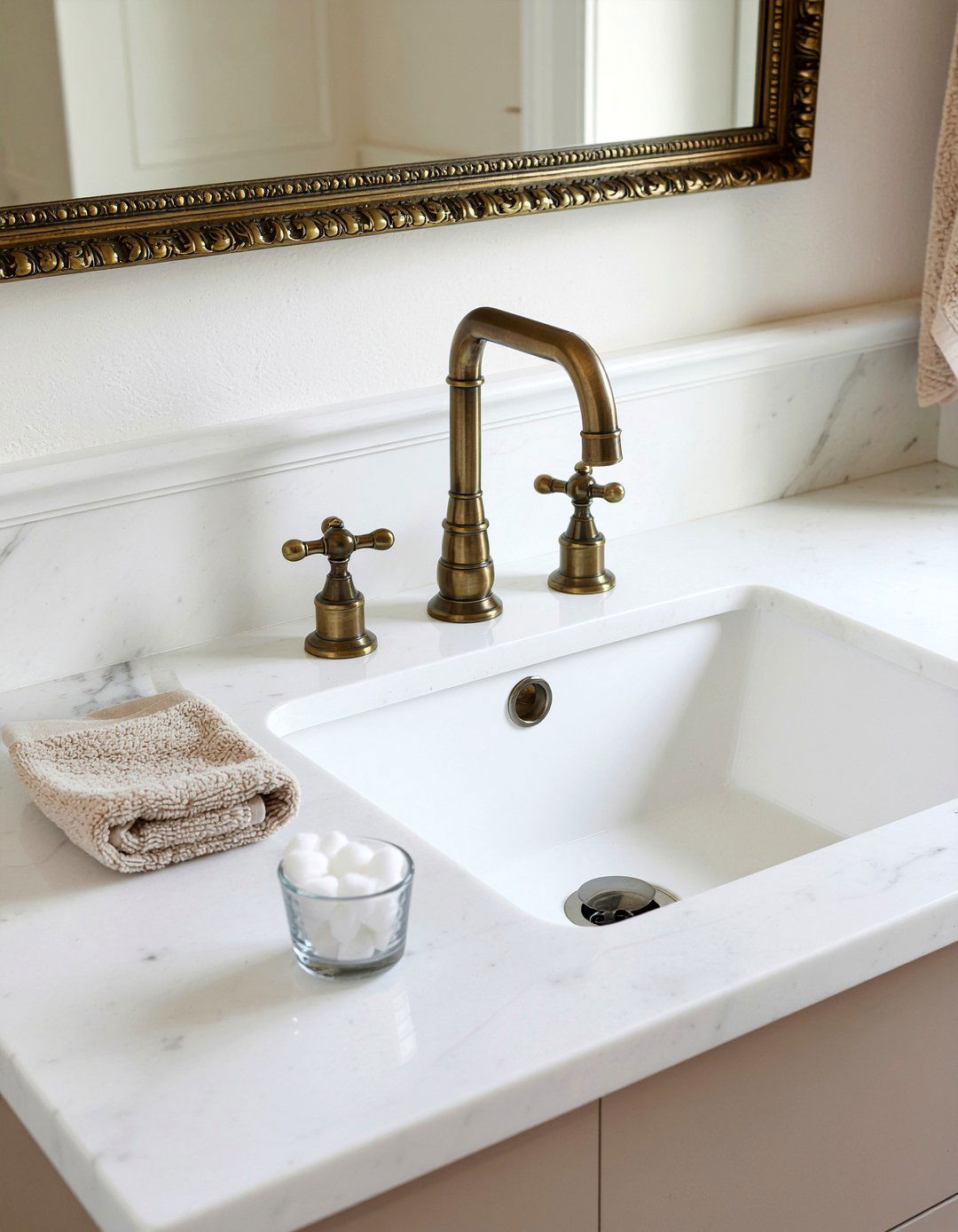 Brass bathroom fixtures - 30 French bathroom ideas