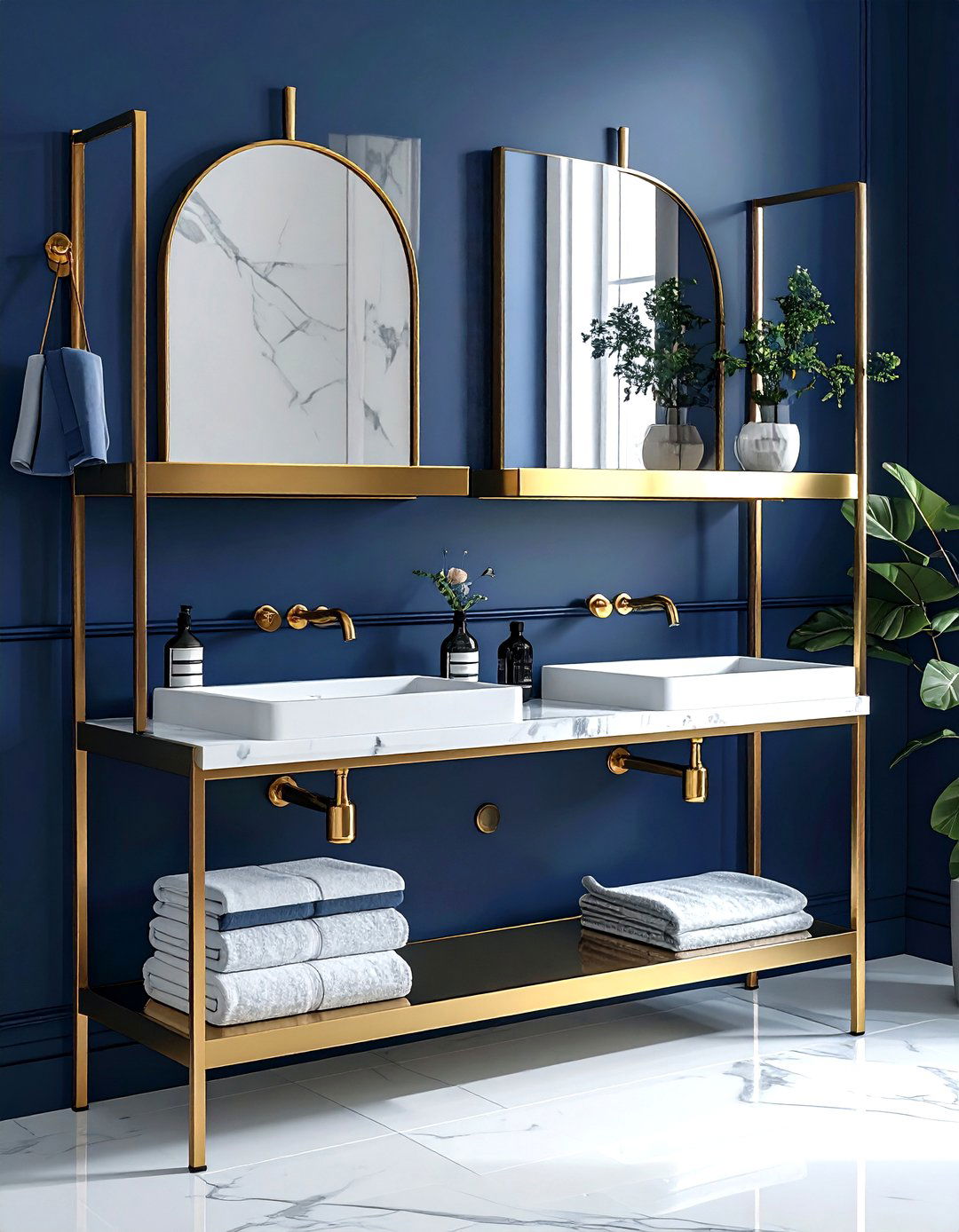 30 Clever Bathroom Wall Shelving Ideas for Extra Storage