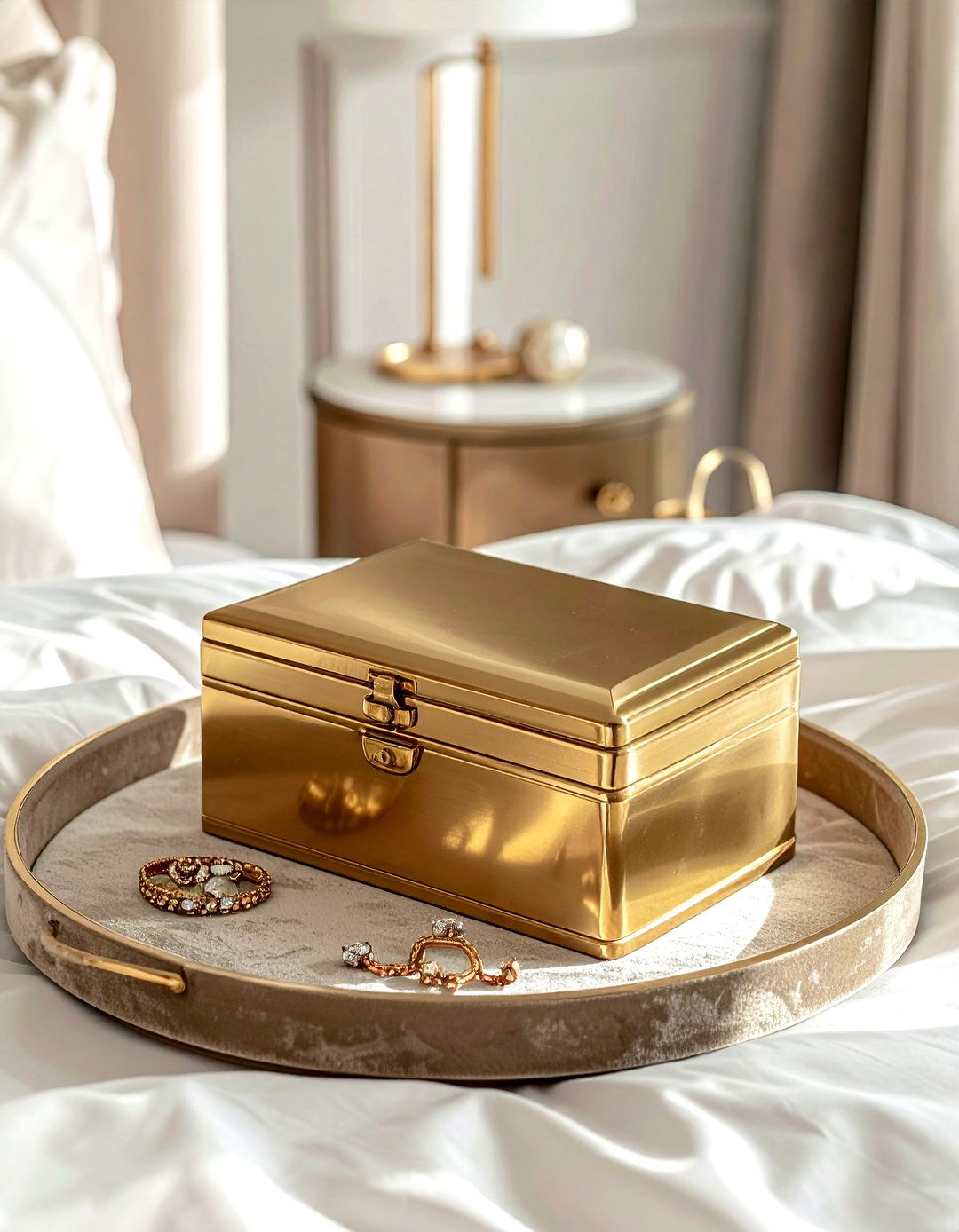 Brass box - 30 decorative box ideas