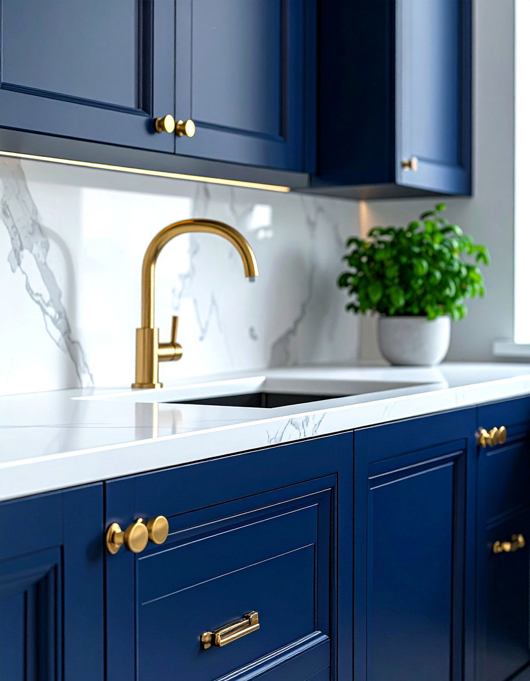 Brass cabinet hardware - 30 long-lasting kitchen ideas