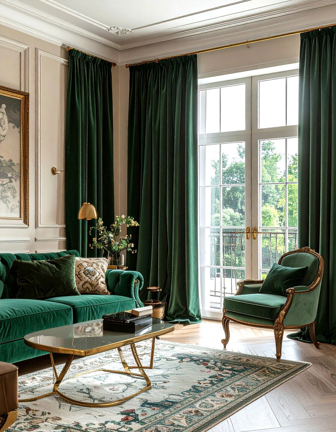 Brass curtain rod - 30 curtain rod ideas