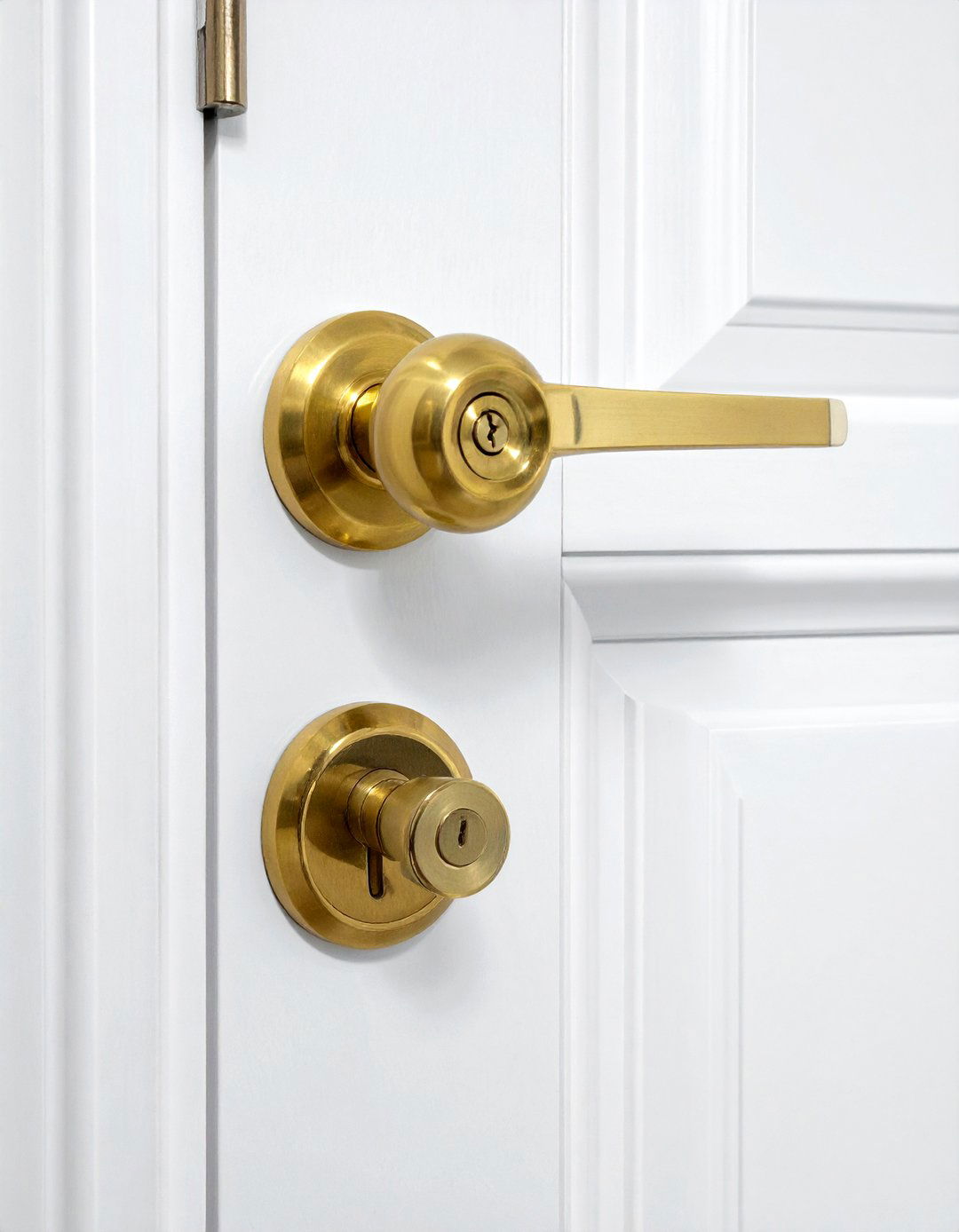 Brass hardware for doors - 30 colonial home decor ideas
