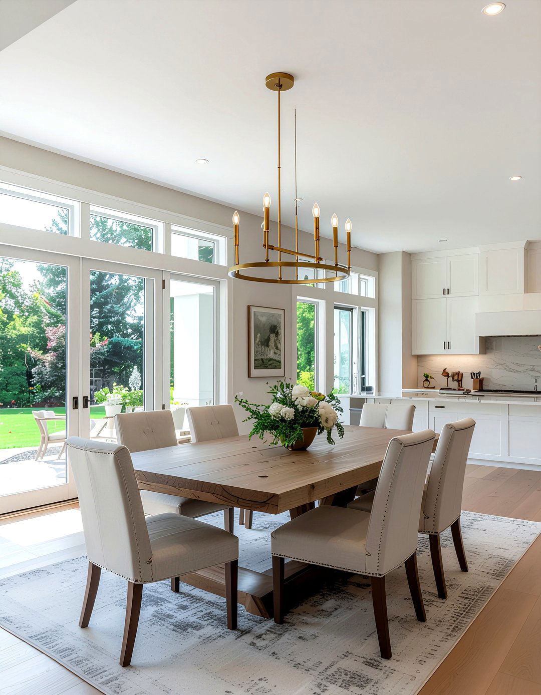 Brass light fixture - 30 favorite decor ideas