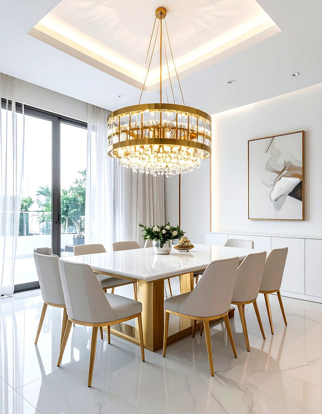 Brass light fixtures - 30 bright decor ideas