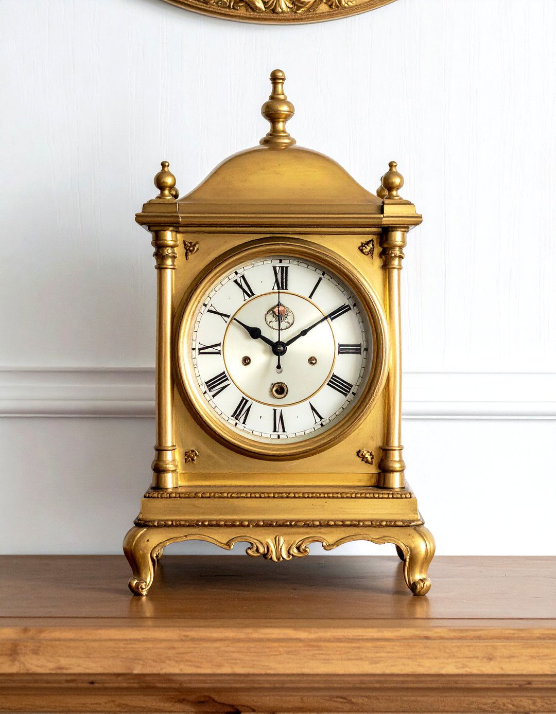 Brass mantel clock - 30 living room mantel clocks