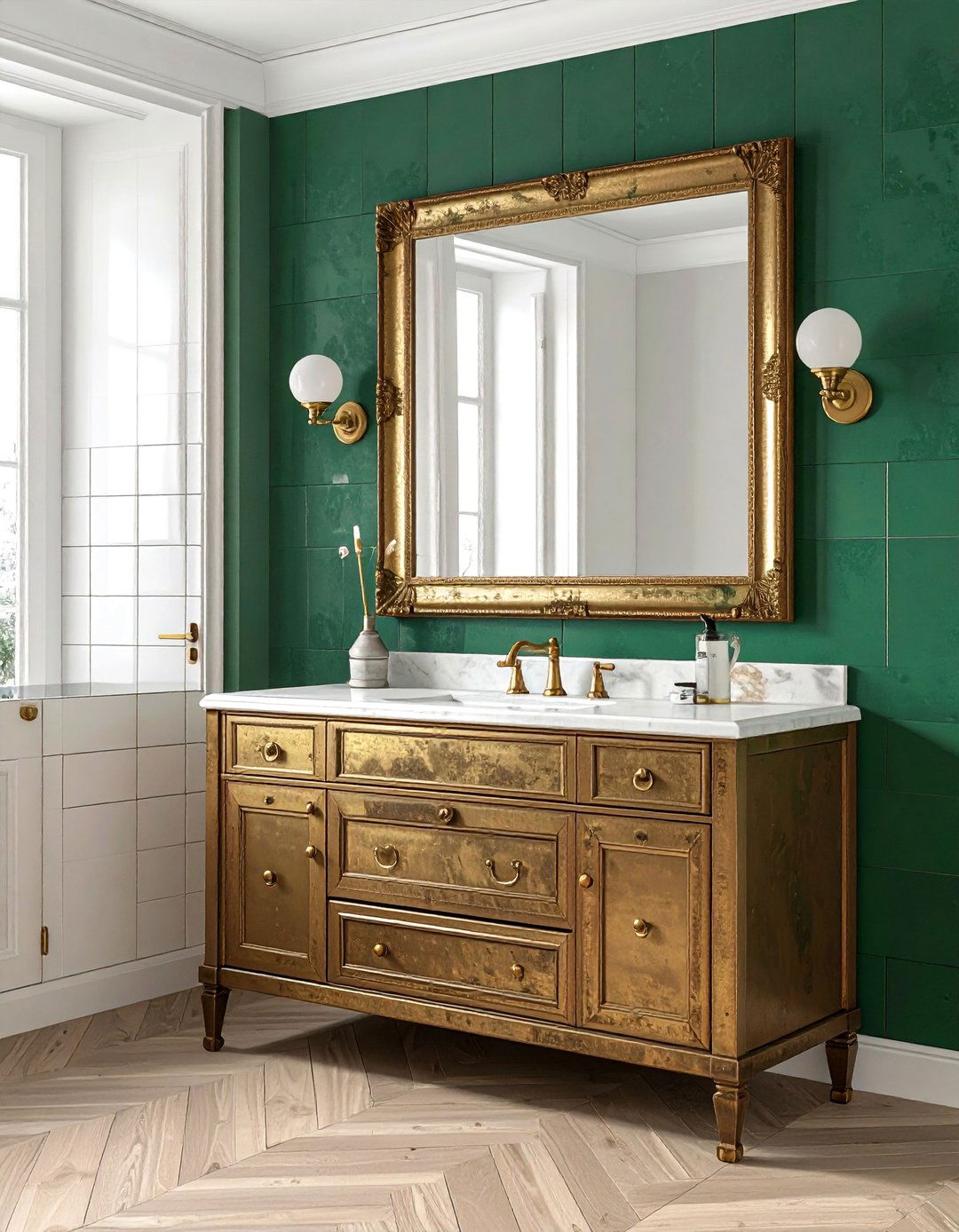 Brass medicine cabinet - 30 surface mount medicine cabinet ideas