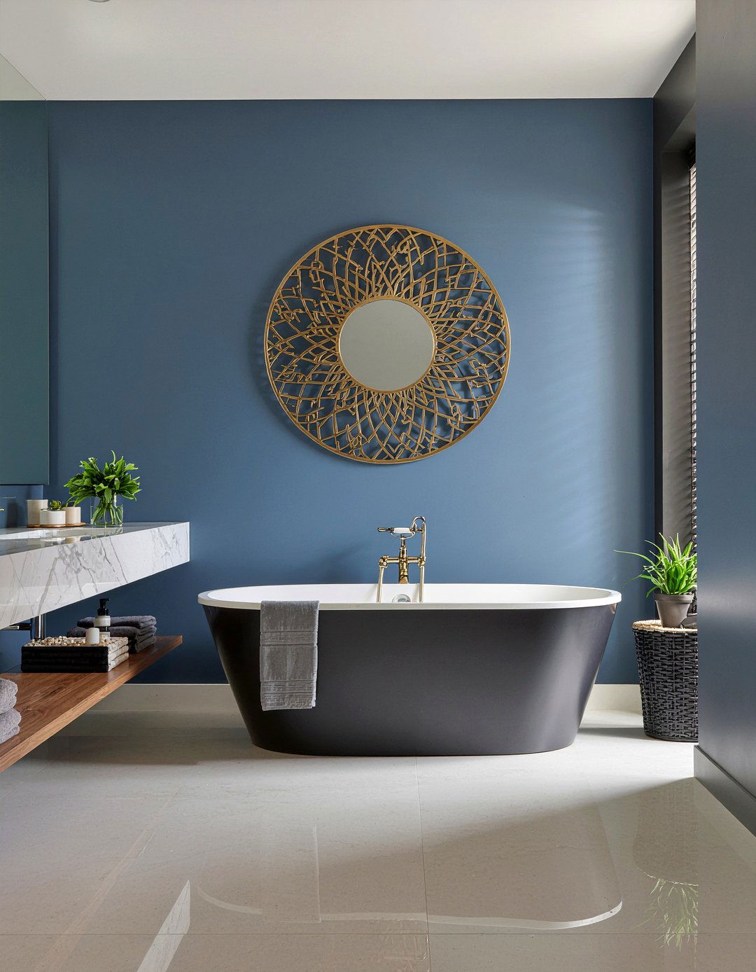 Brass metal diffuser - 30 bathroom diffuser ideas