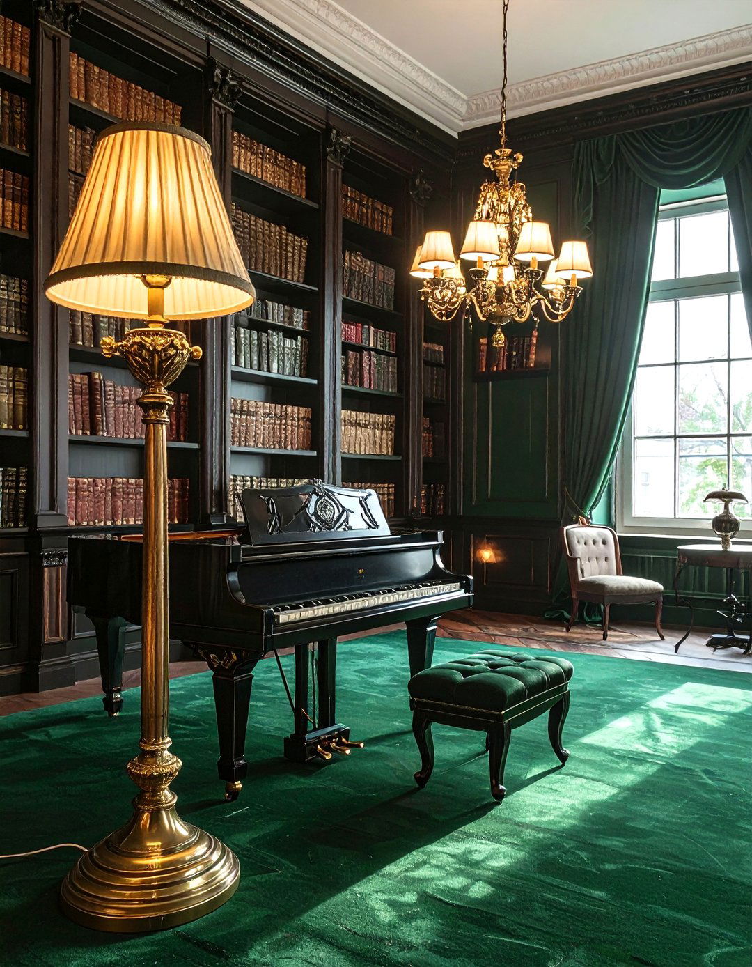 Brass pharmacy lamp - 30 lamp ideas