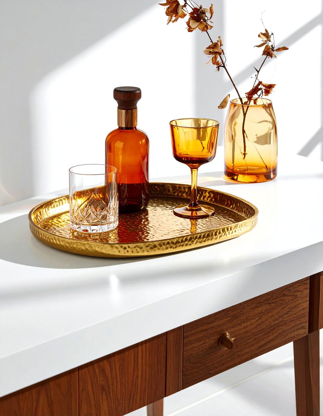 Brass tray - 30 bar tray ideas