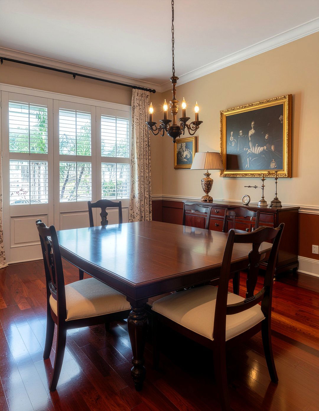 Brazilian Cherry Hardwood Dining Room - 30 dining room hardwood floor ideas