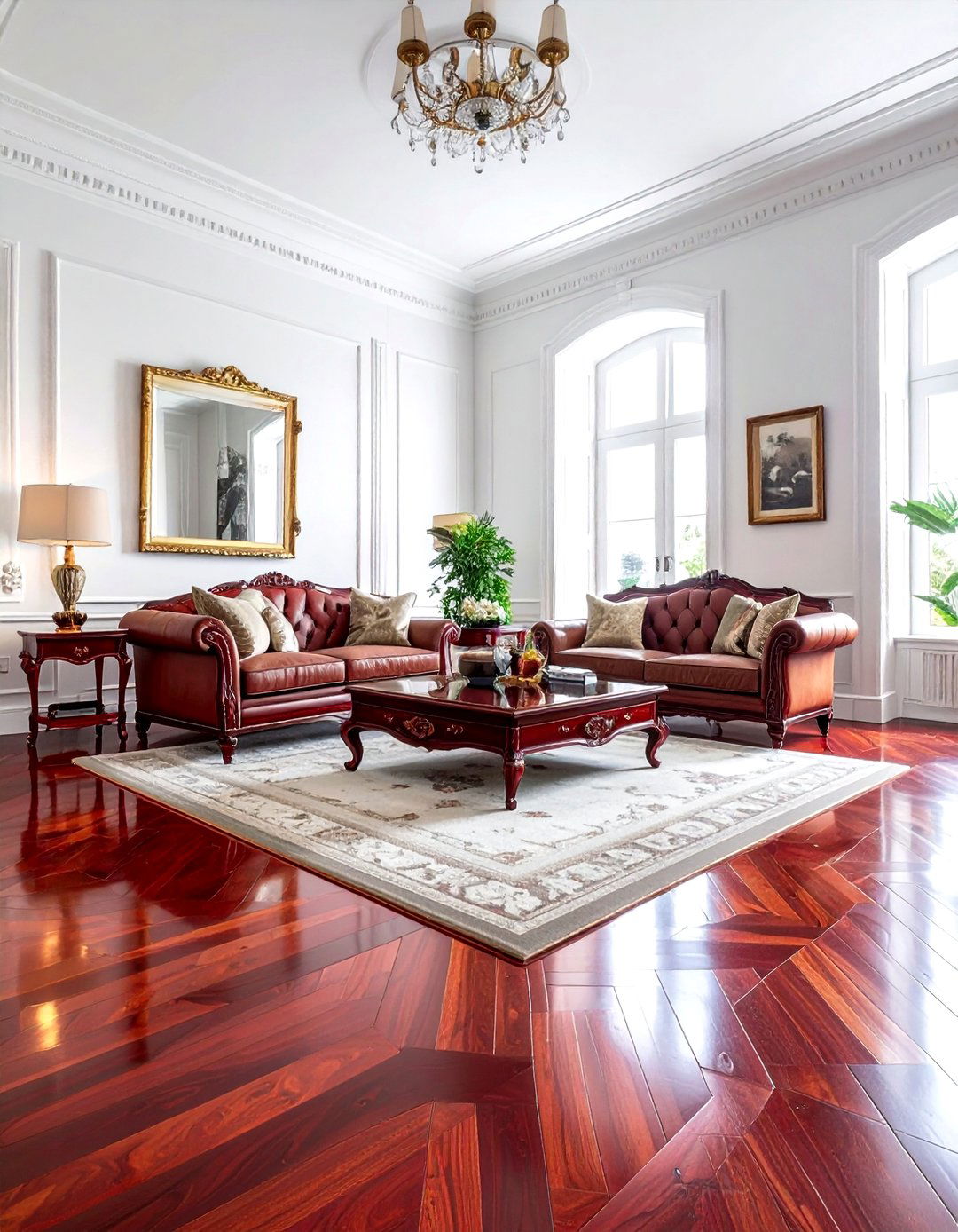 Brazilian Cherry Wood - 30 living room hardwood floors