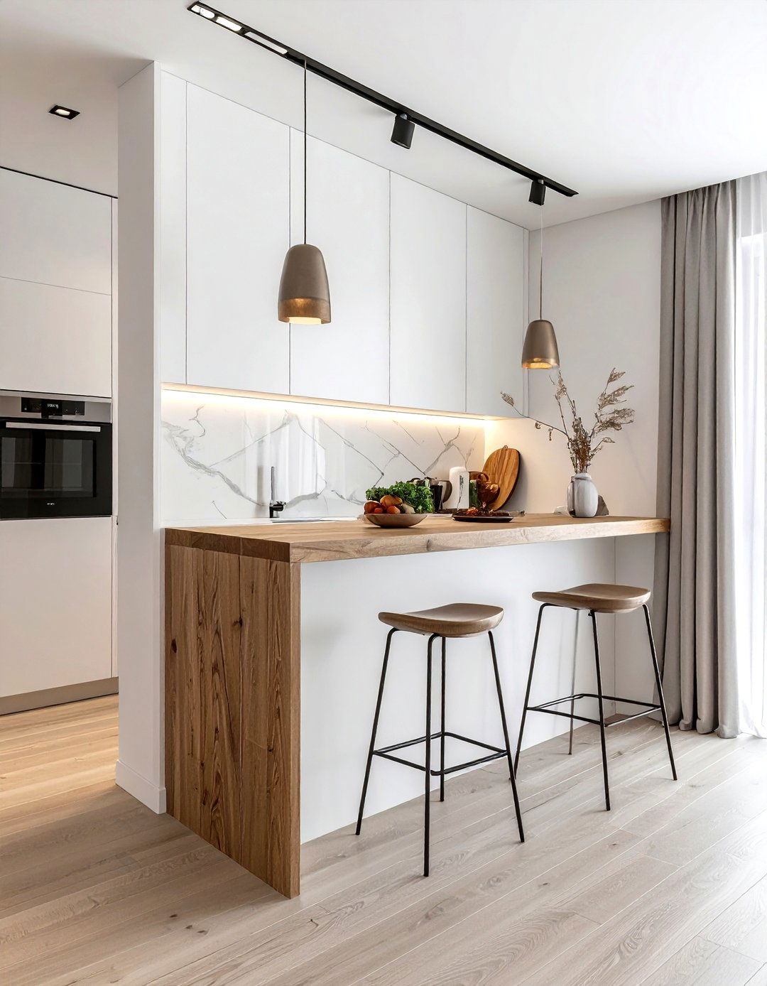 Breakfast Bar Apartment - 30 apartment kitchen ideas