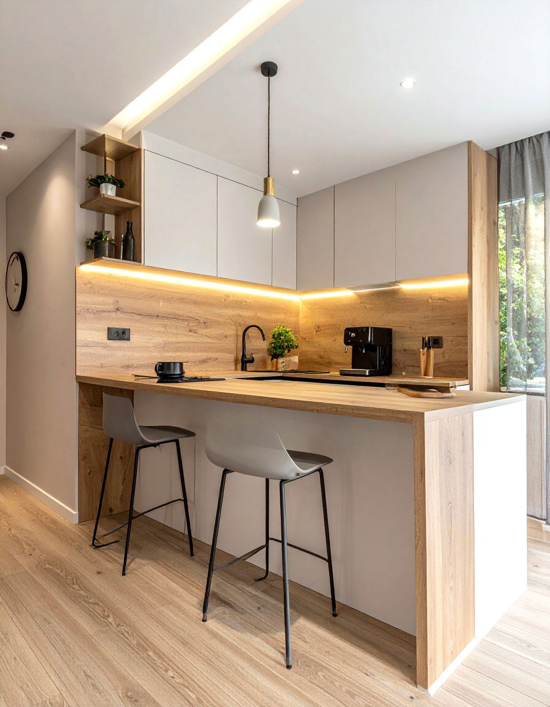 Breakfast Bar For Small Kitchen - 30 small kitchen layout ideas