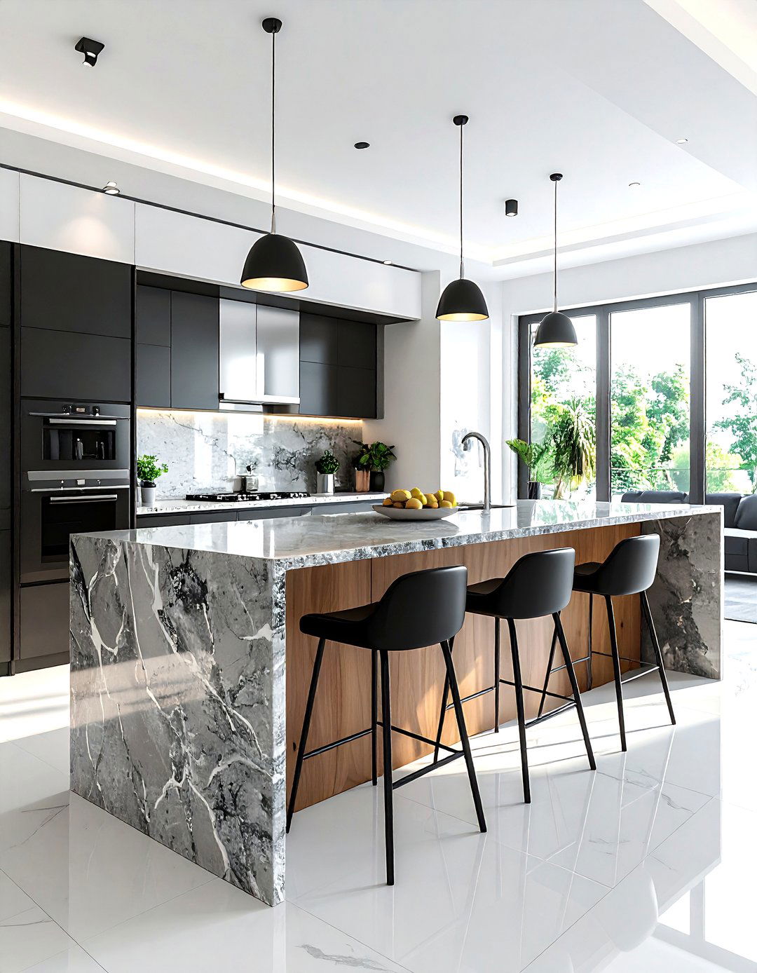 30 Smart Living Room Half Wall Ideas for Open Interiors