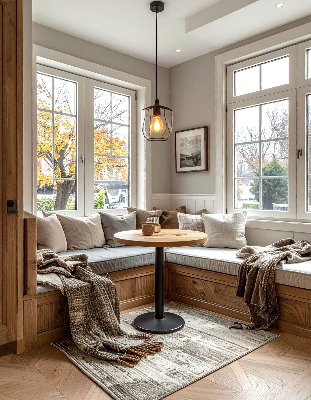 Breakfast Nook - 30 cozy evening dining room ideas