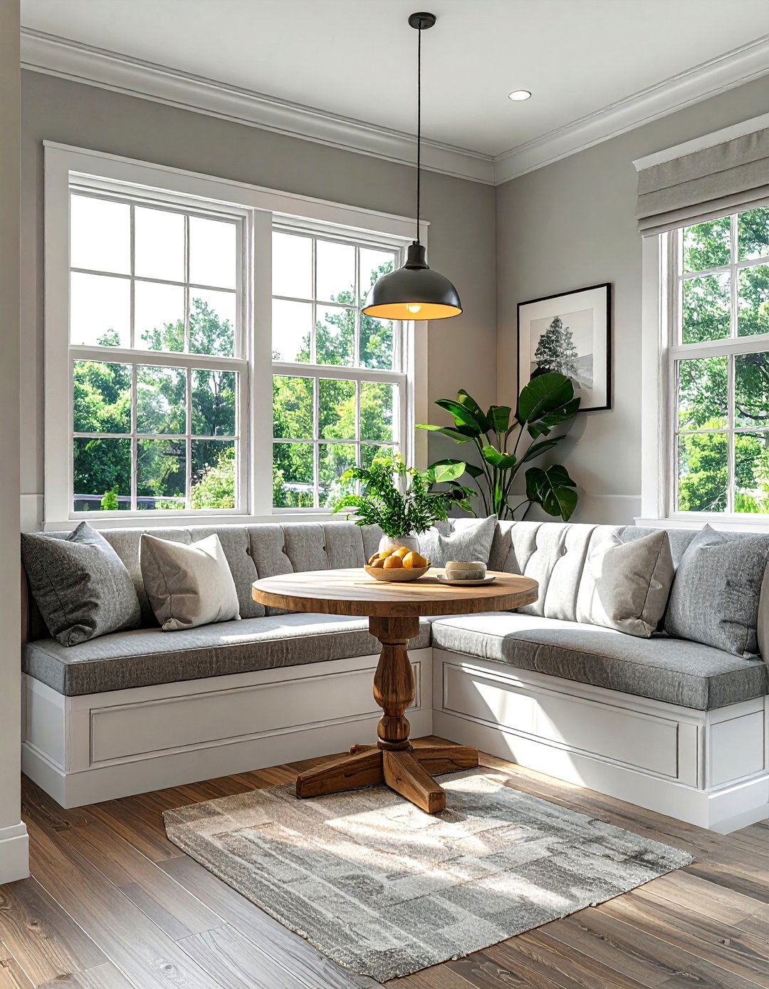 Breakfast Nook Bench - 30 kitchen statement piece ideas