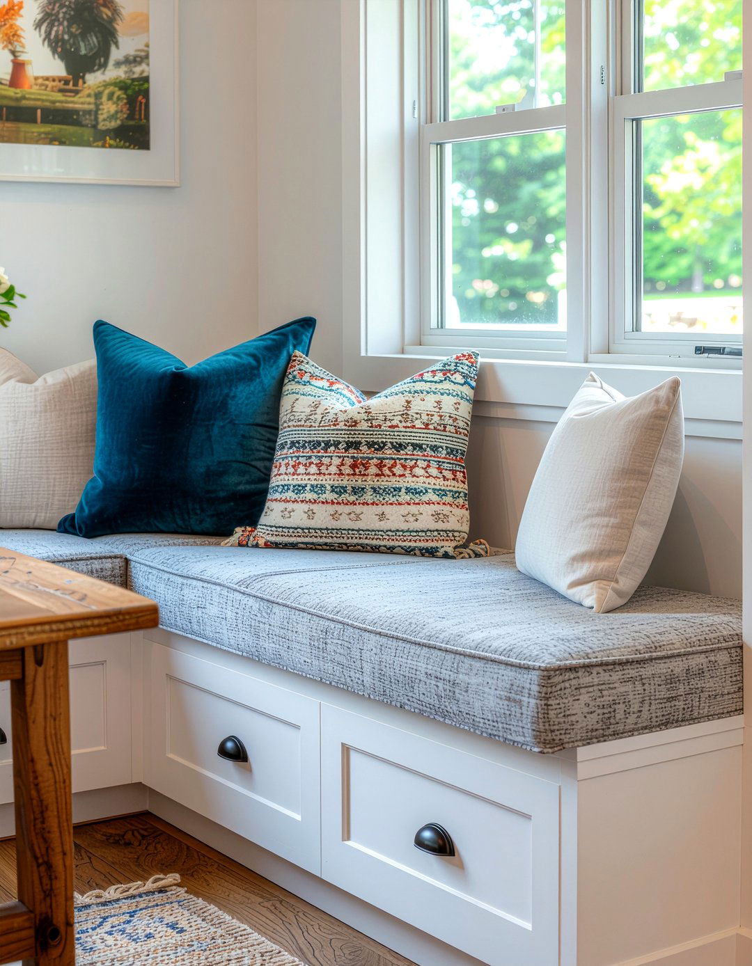 Breakfast Nook Bench - 30 open floor plan kitchen ideas