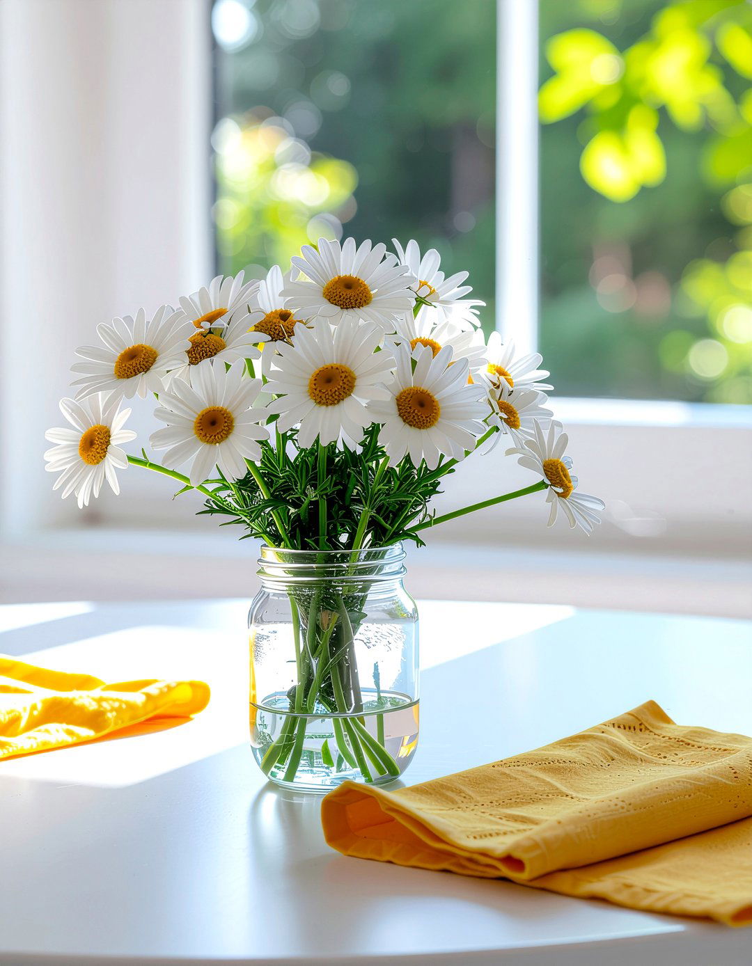 Breakfast Nook Daisy - 30 everyday flower ideas