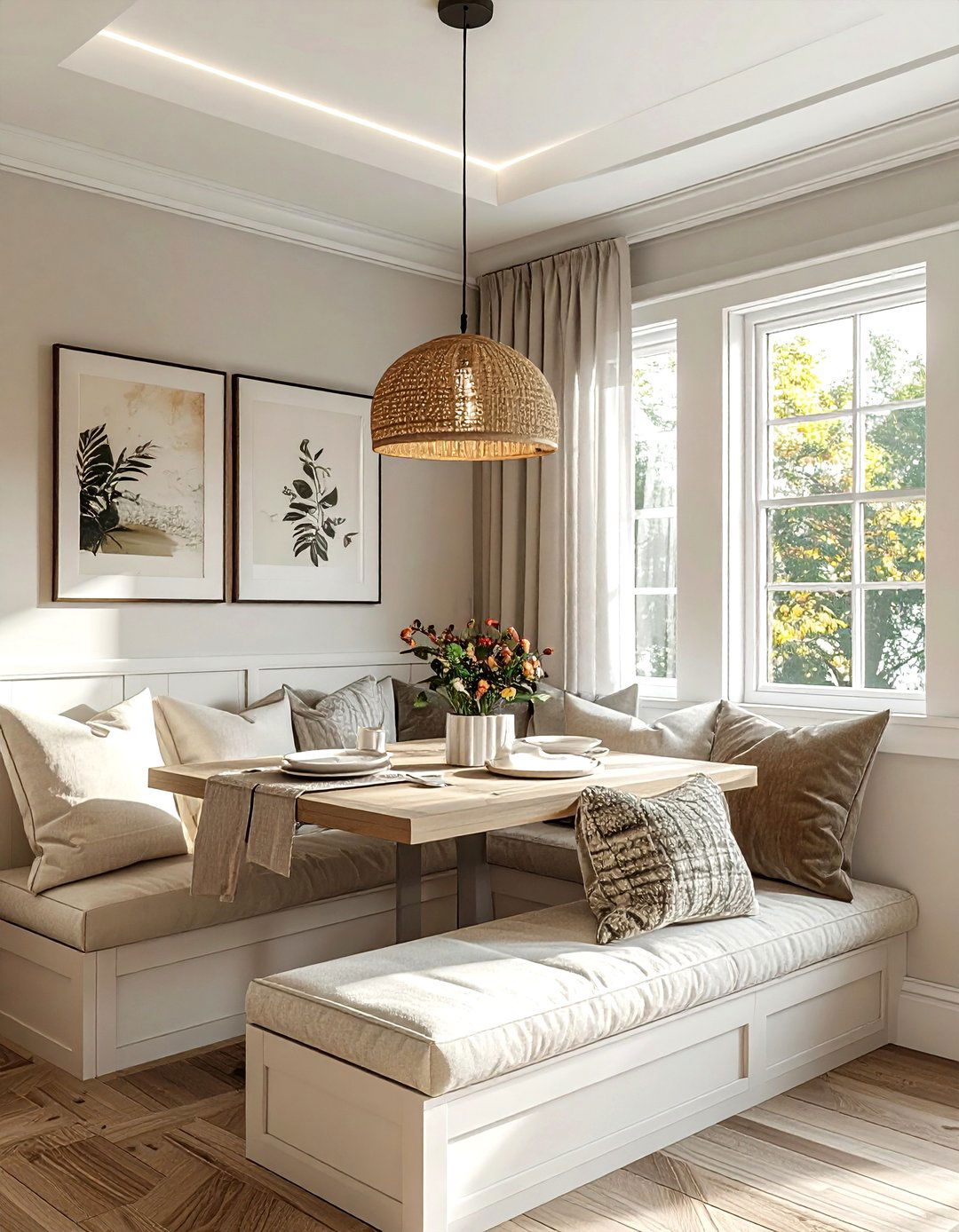 Breakfast Nook Dining Room - 30 serene dining room ideas