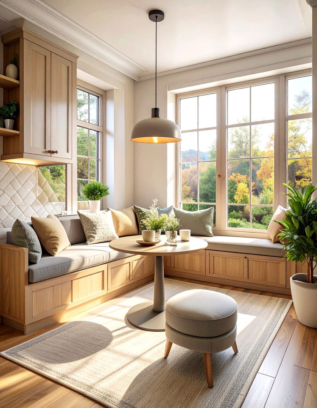 Breakfast Nook Kitchen - 30 harmonious kitchen ideas