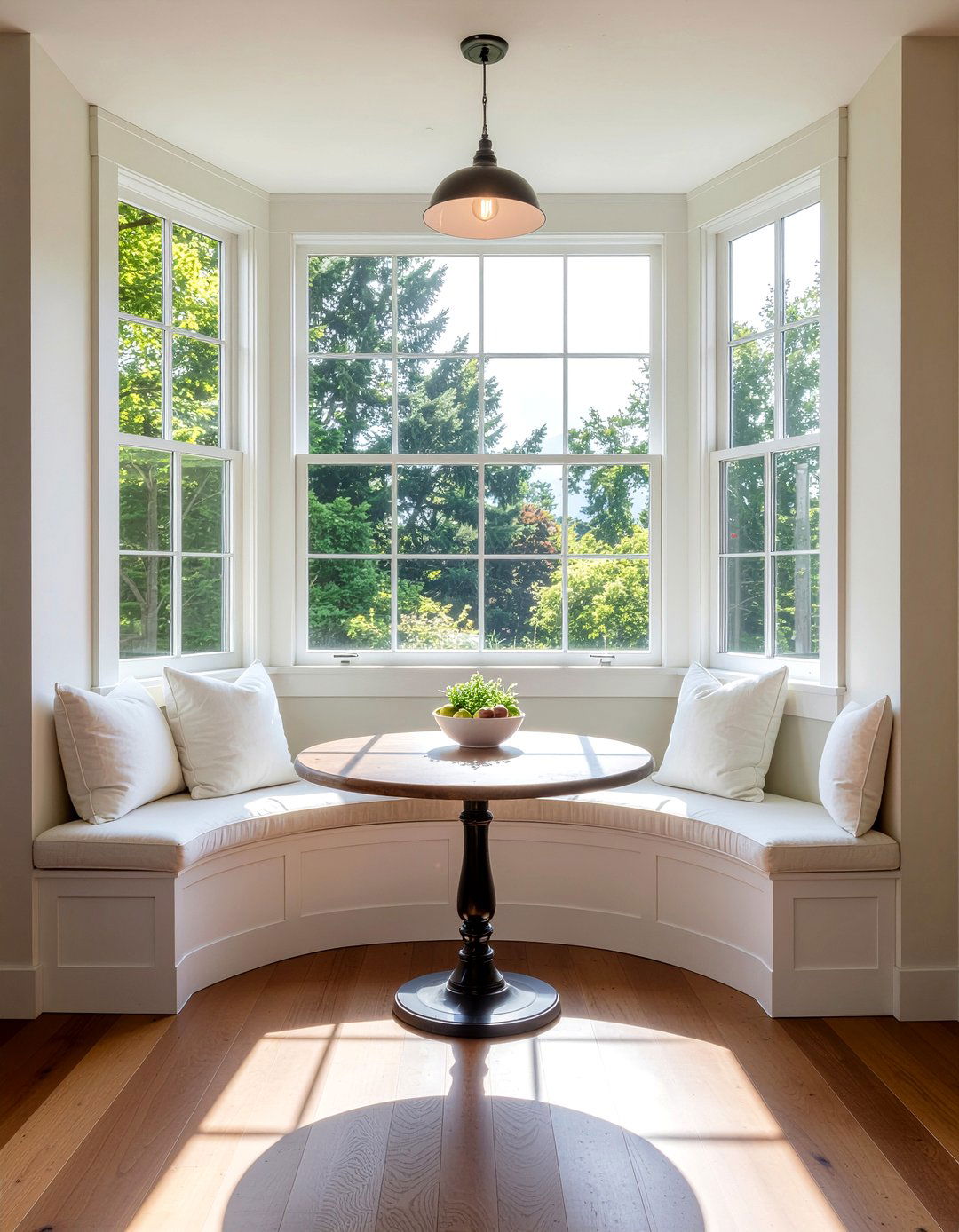 Breakfast Nook Window - 30 bright kitchen ideas