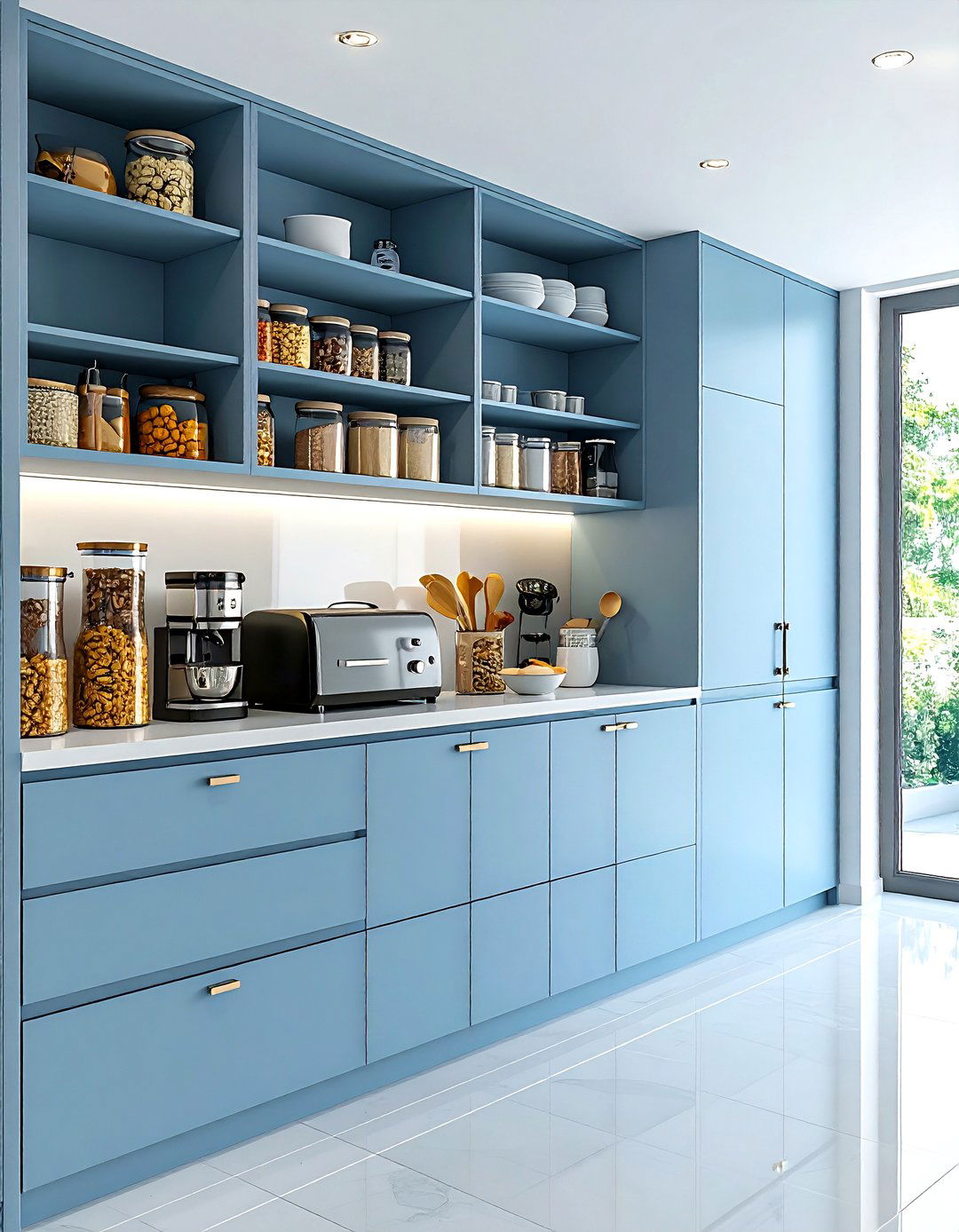 Breakfast Station Cabinet - 30 pantry cabinet kitchen ideas