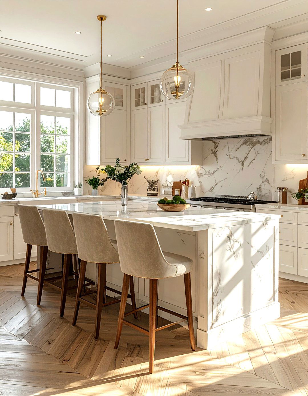 Breakfast bar kitchen - 30 Georgian kitchen ideas