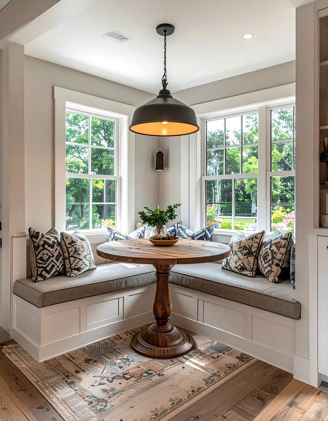 Breakfast nook area - 30 ranch kitchen ideas