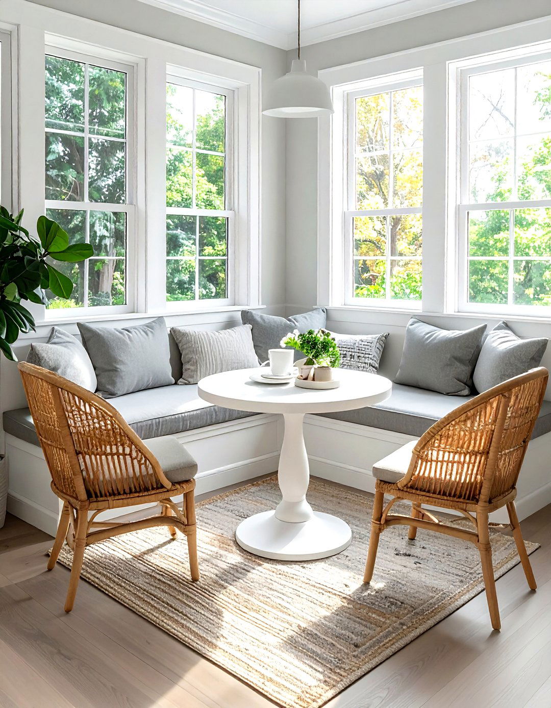 Breakfast nook bench - 30 kitchen furniture placement