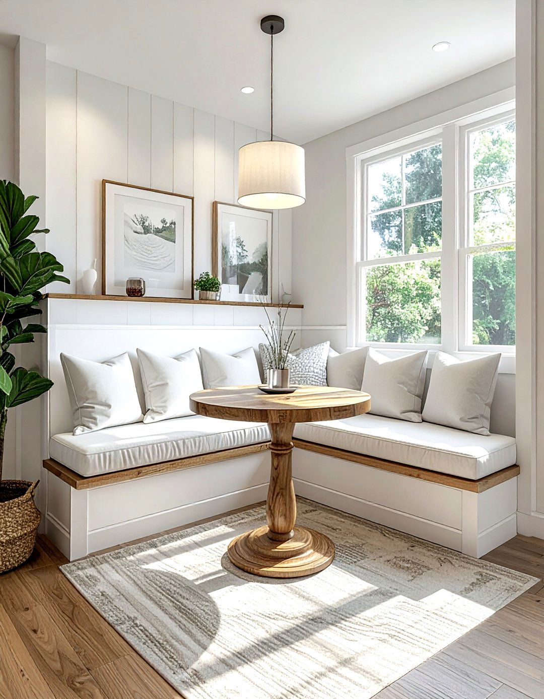 Breakfast nook bench - 30 practical decor ideas