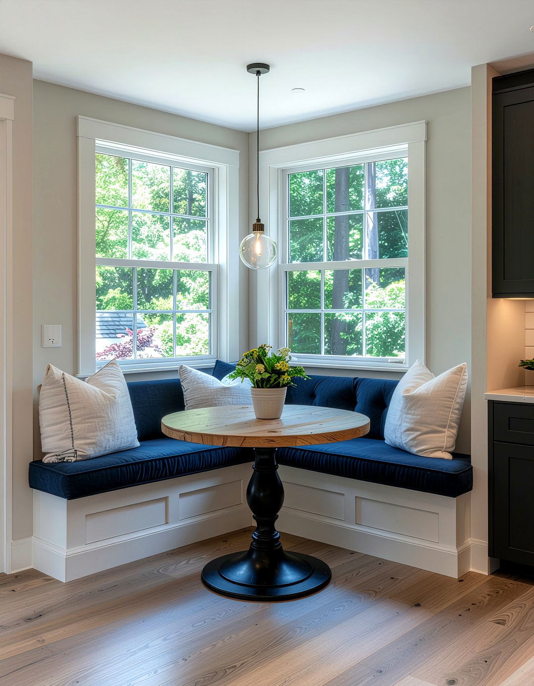 Breakfast nook seating - 30 kitchen decor ideas