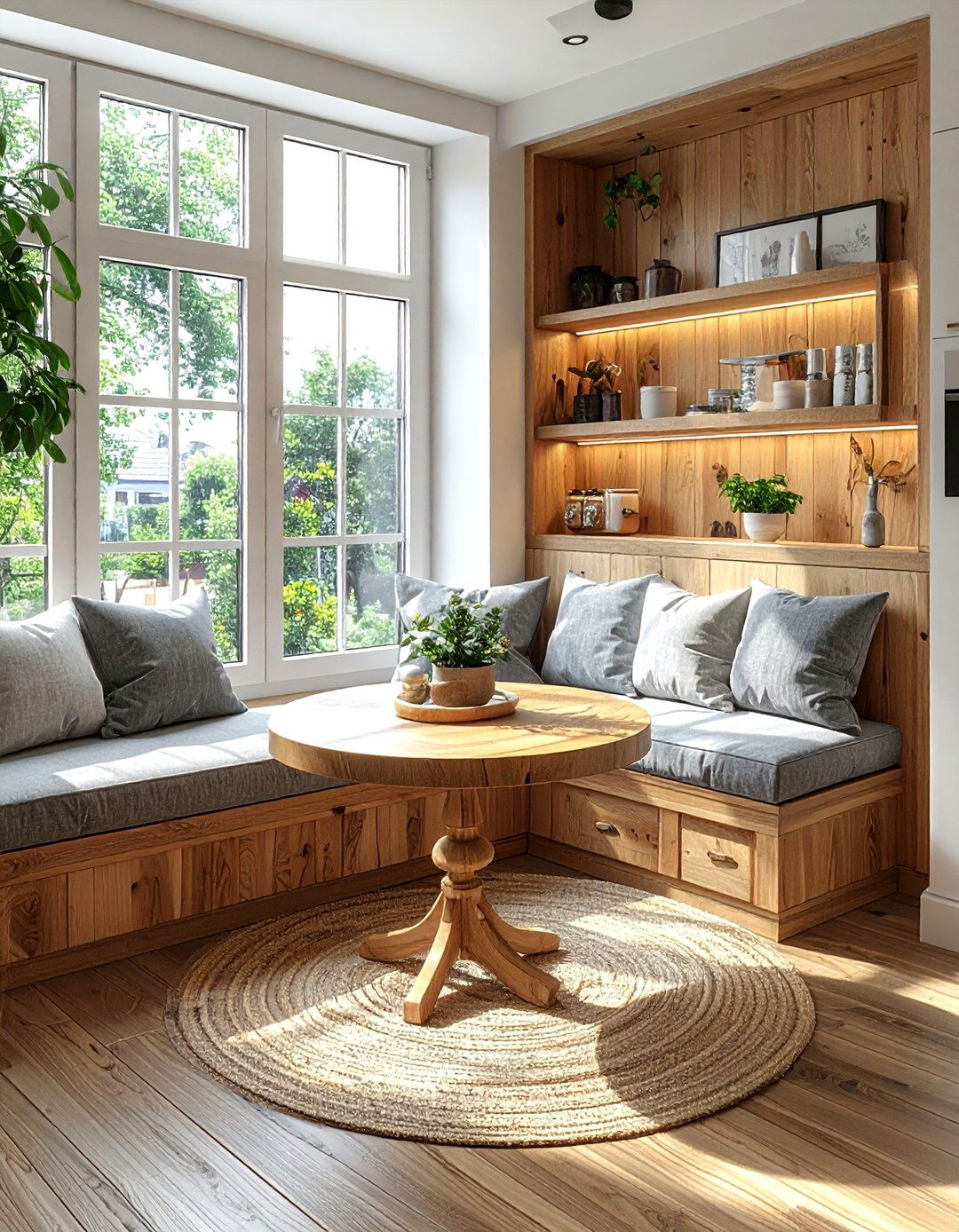 Breakfast nook seating - 30 refined kitchen ideas