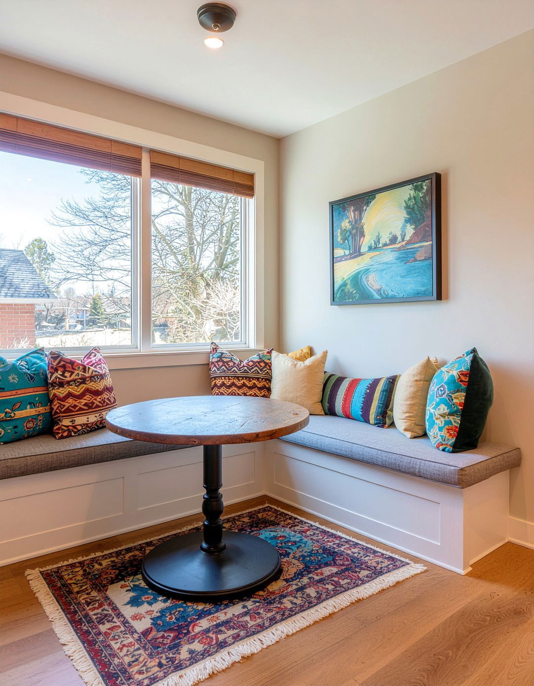 Breakfast nook with built in seating - 30 showstopper kitchen ideas