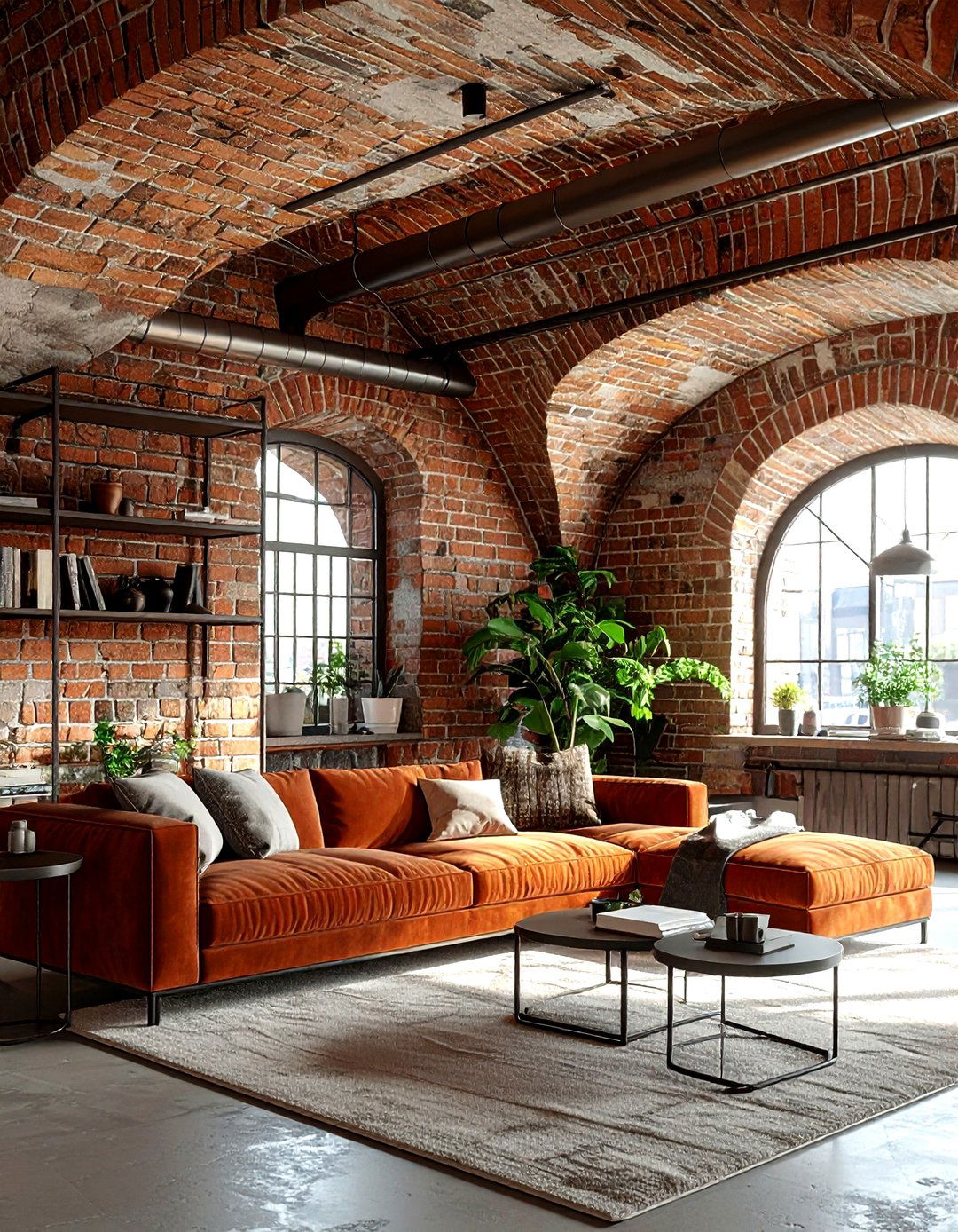 Brick Barrel Vault Ceiling - 30 living room barrel ceiling ideas