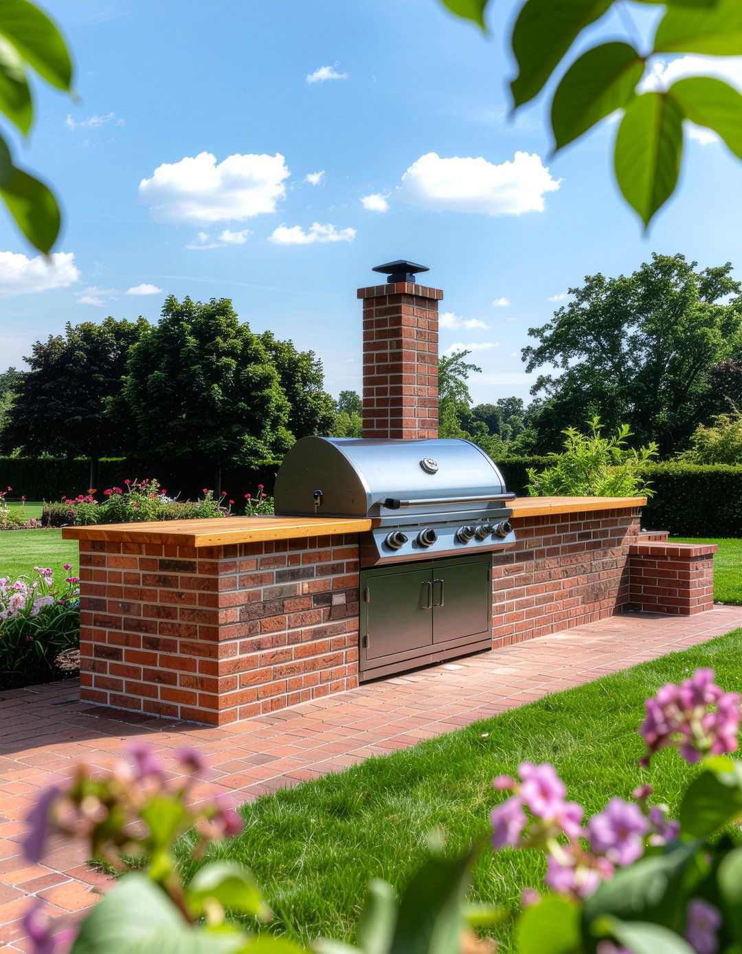 Brick Outdoor Kitchen - 30 outdoor kitchen ideas