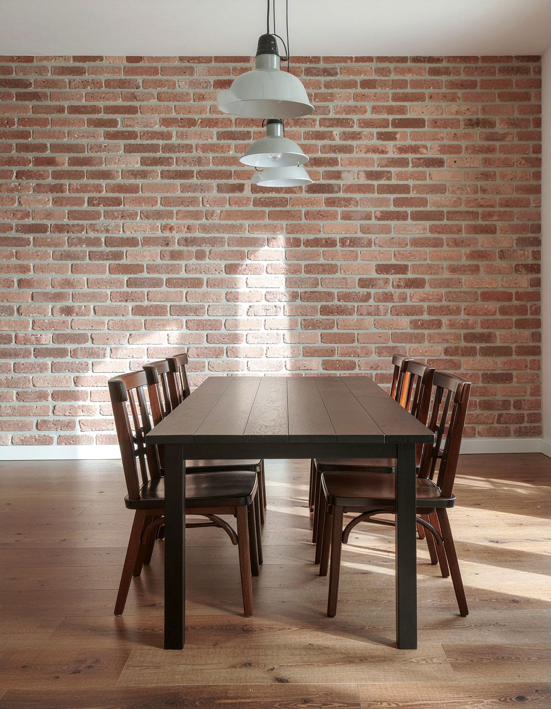 Brick Wall Dining Area - 30 English cottage dining room ideas