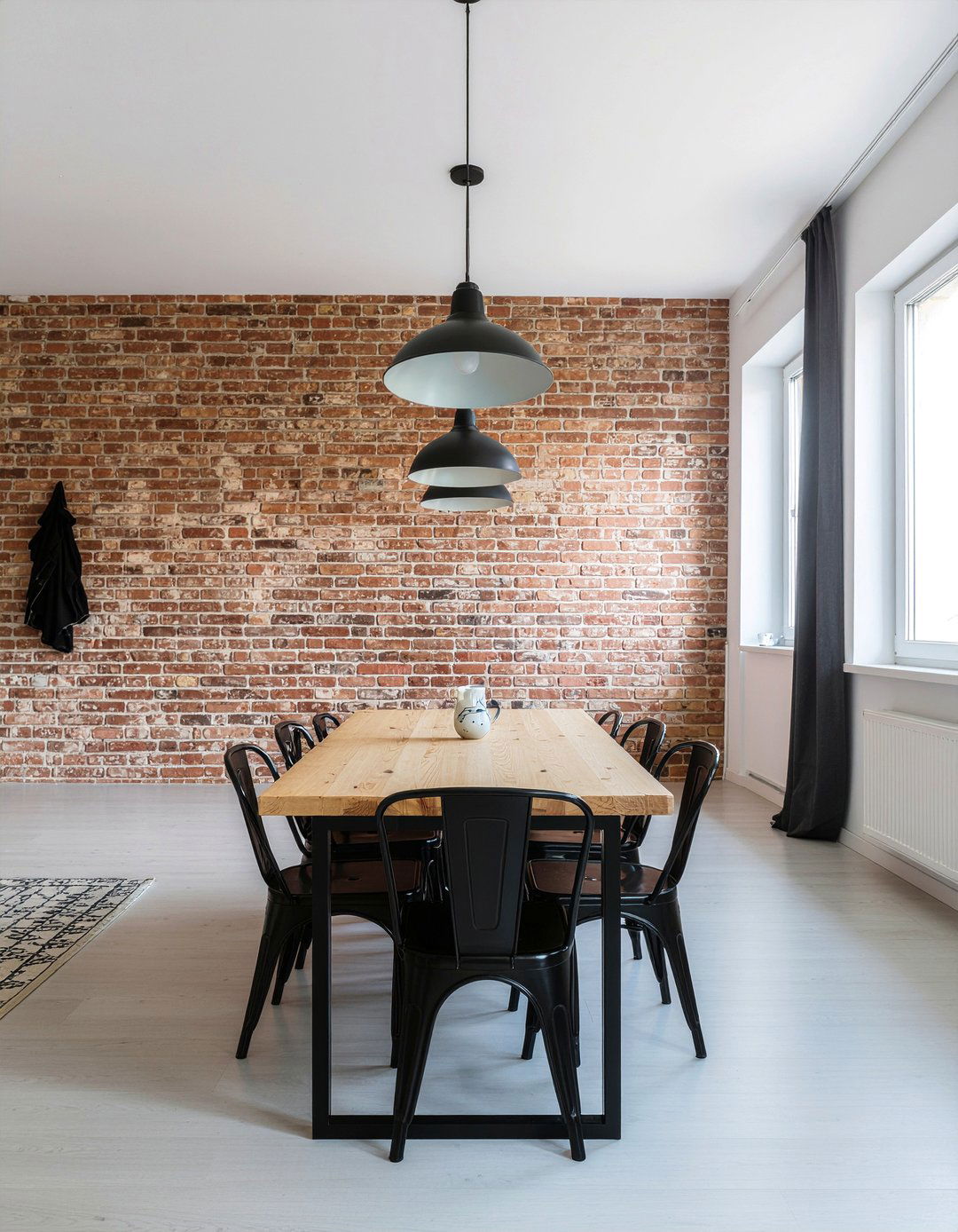 Brick Wall Dining Room - 30 dining room character ideas